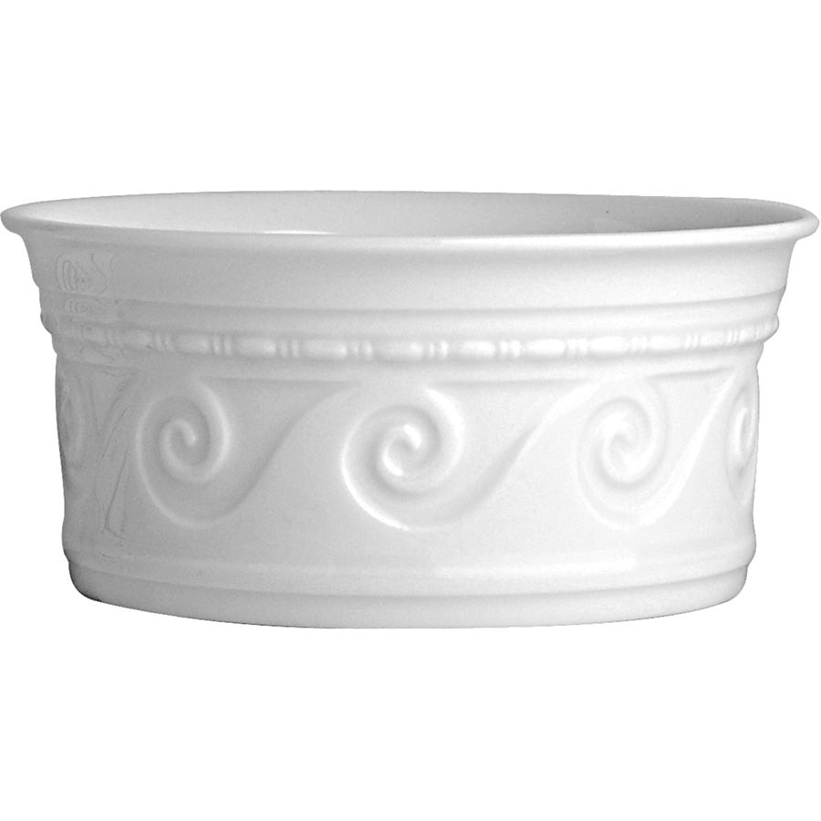 Petit Bol Soufflé (coppetta) En Porcelaine Bernardaud Louvre - Blanc, Neuf, Modèle 0542550