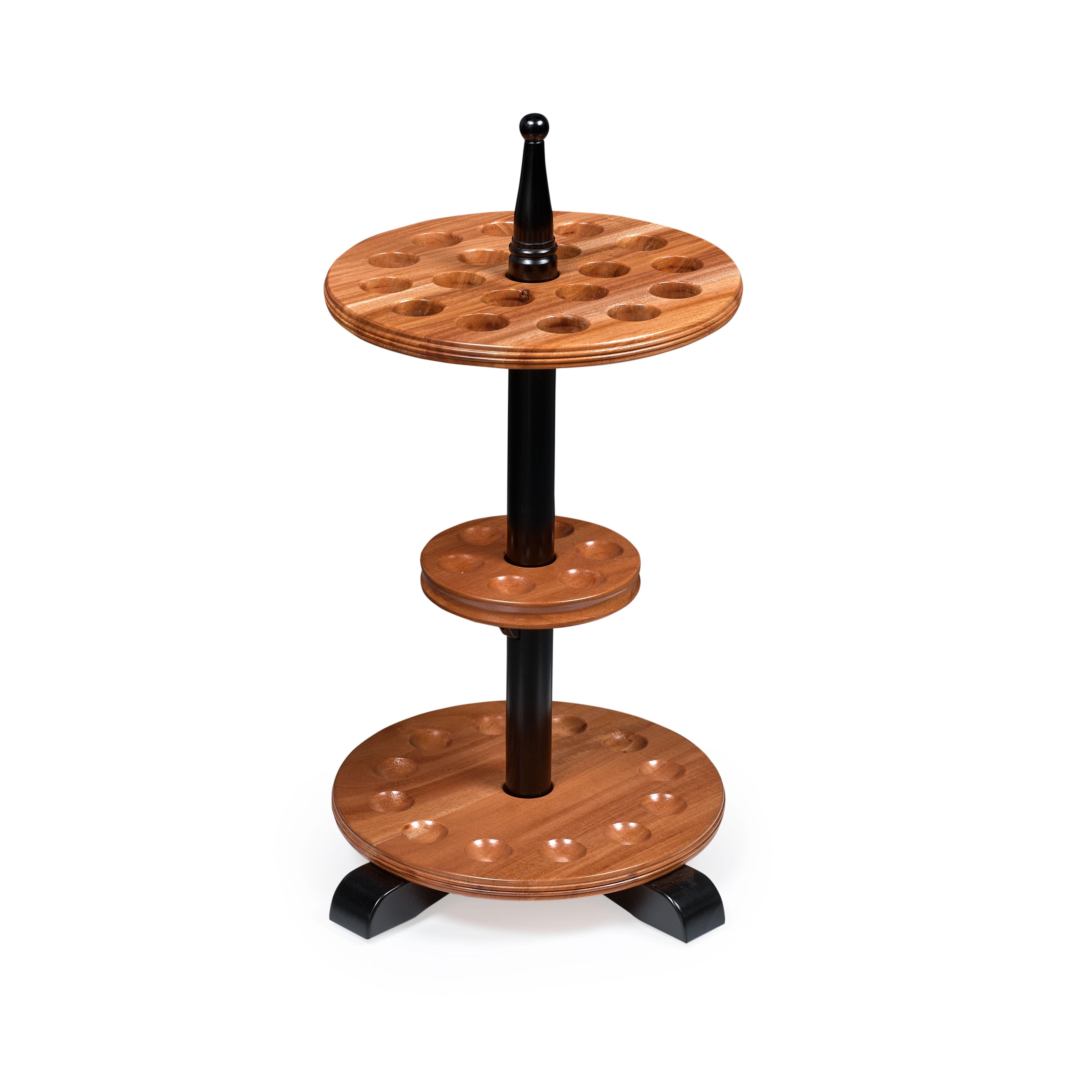Scully Stand Mahogany Three-Level Umbrella Stand