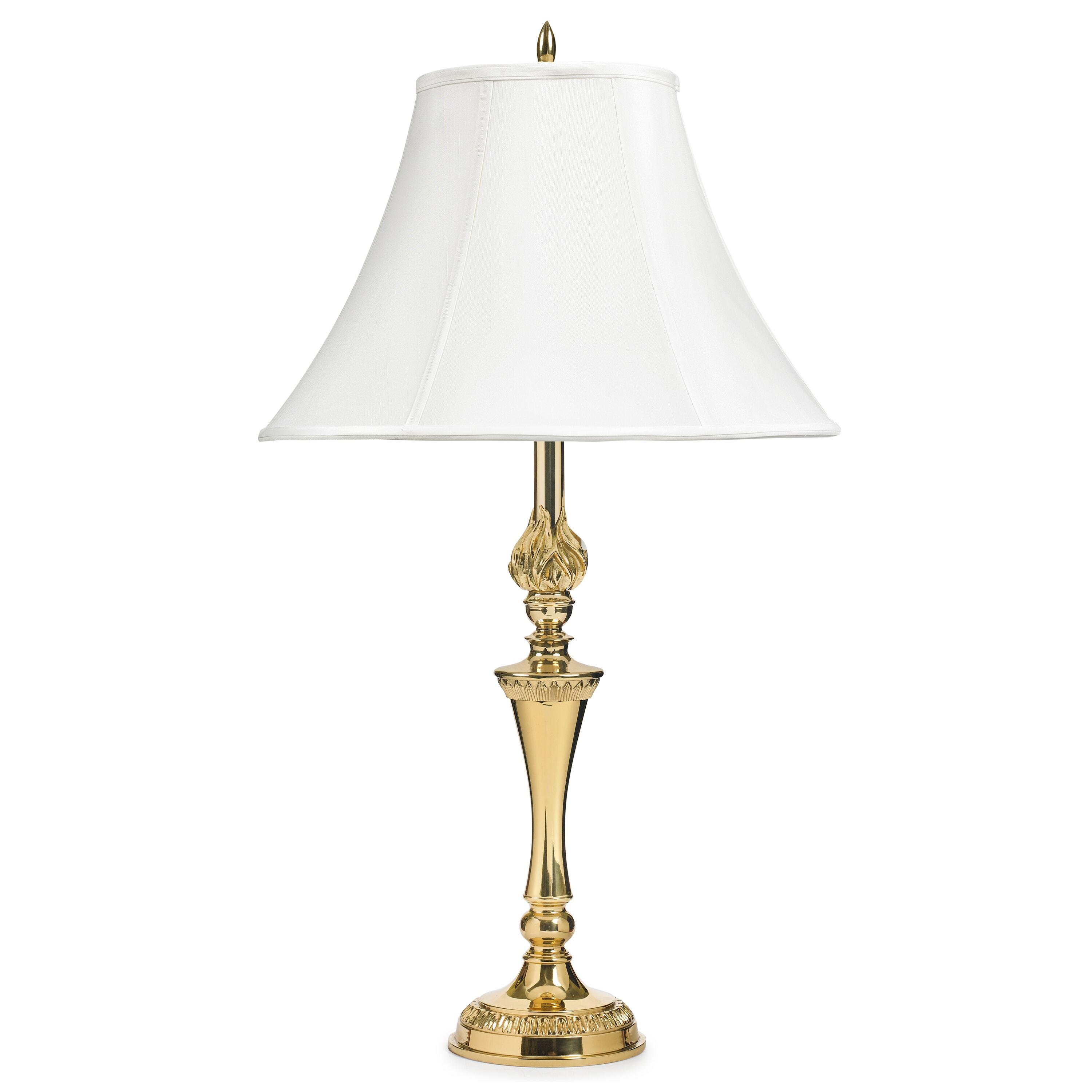 Polished Brass Table Lamp