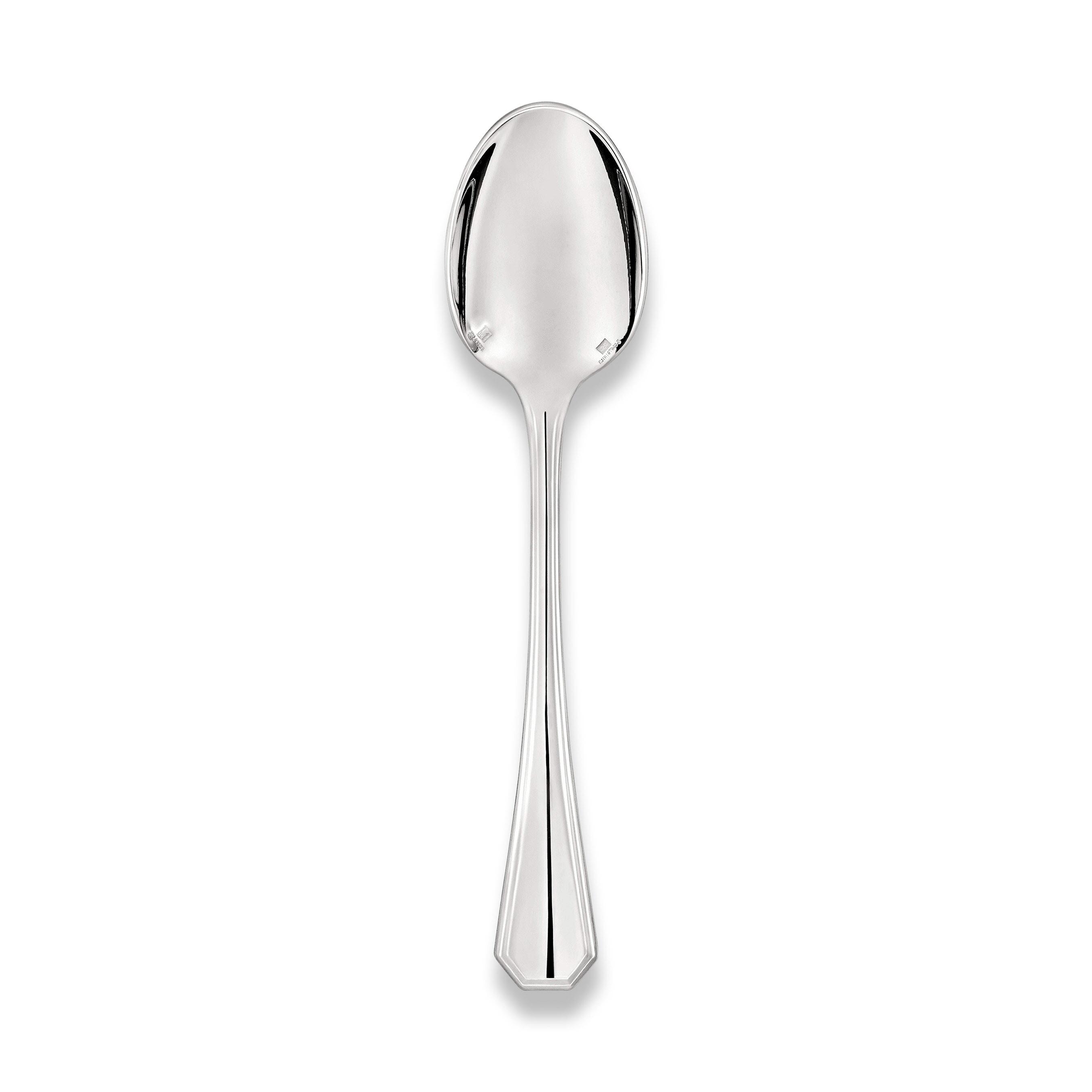 Grande Cuillère Christofle America – Repercée Pour Légumes – Métal Argenté 25,5cm