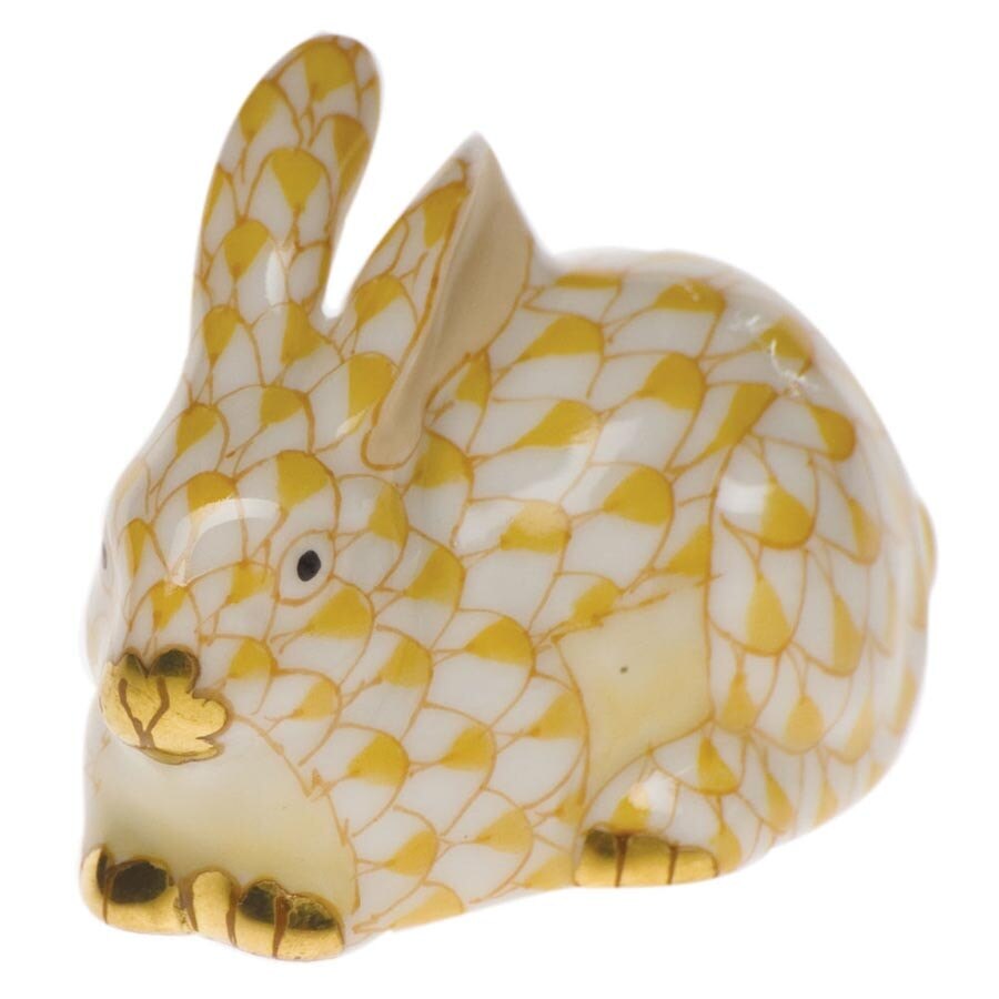 Herend Miniature Lying Rabbit