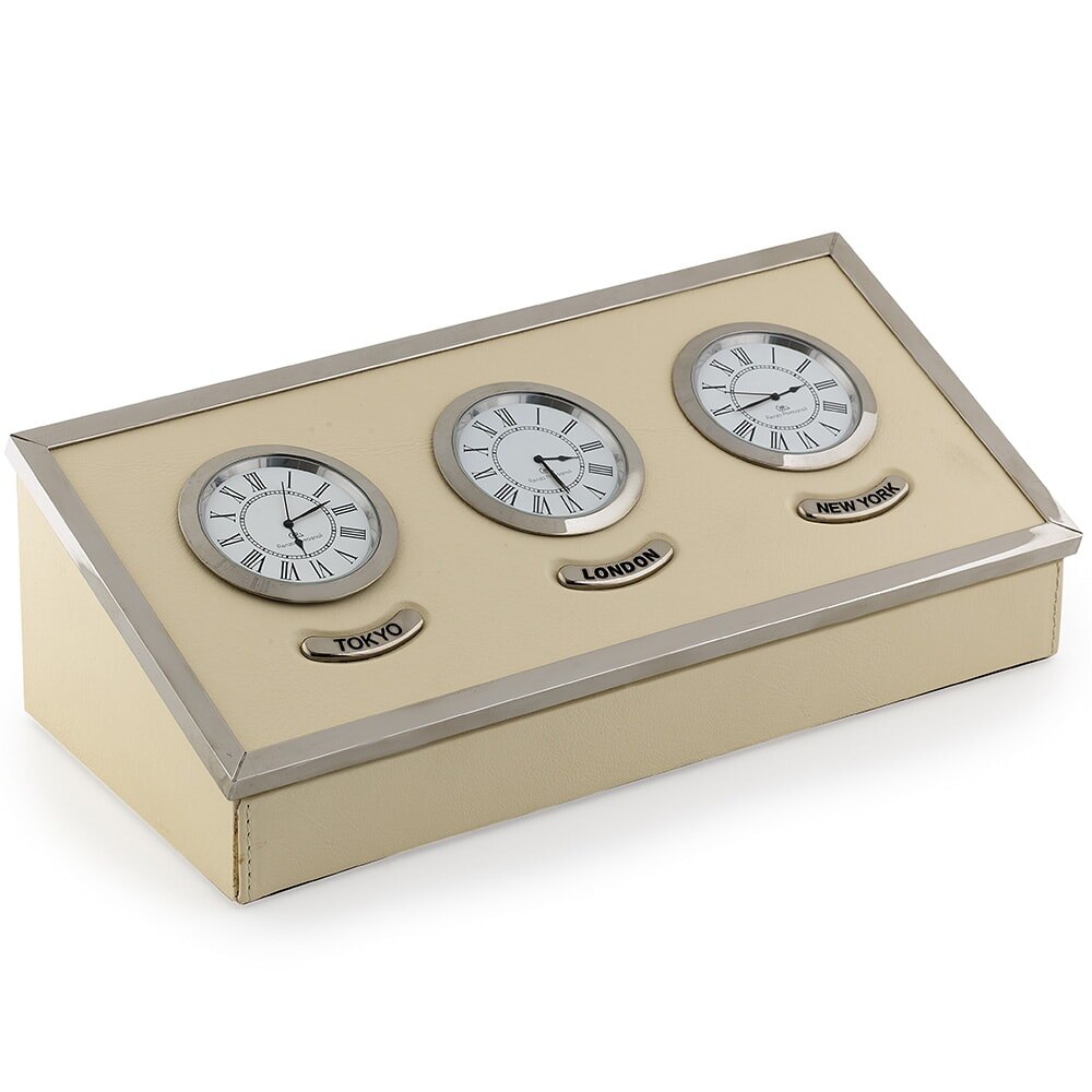 Three-City Clock Box