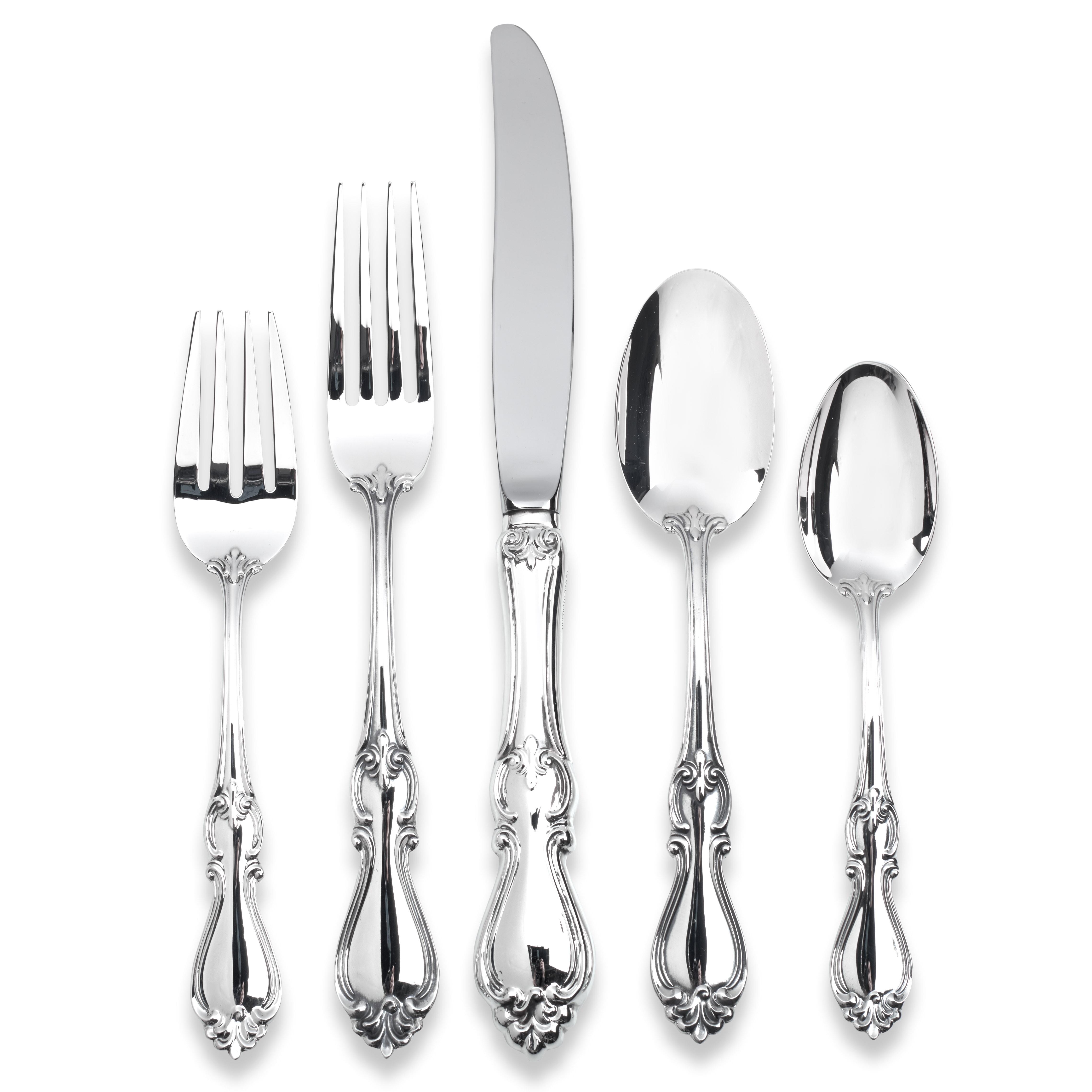 Towle Queen Elizabeth I Sterling Silver Piece Dinner Setting